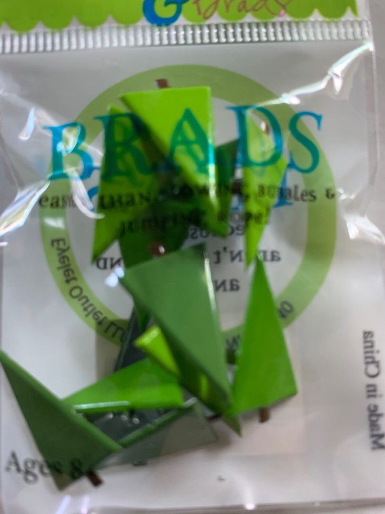 BRADS CHRISTMAS BRADS CHRISTMAS TREES BRADS - 12PCS - TREE