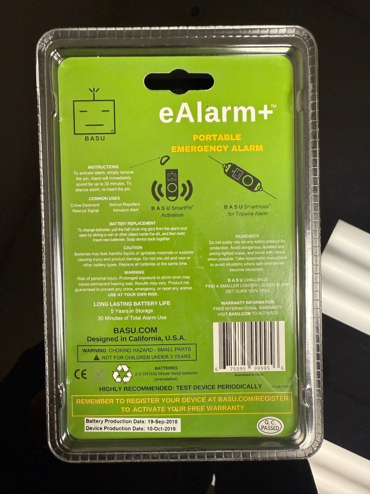 BASU eAlarm+ 130DB - Ranger Green