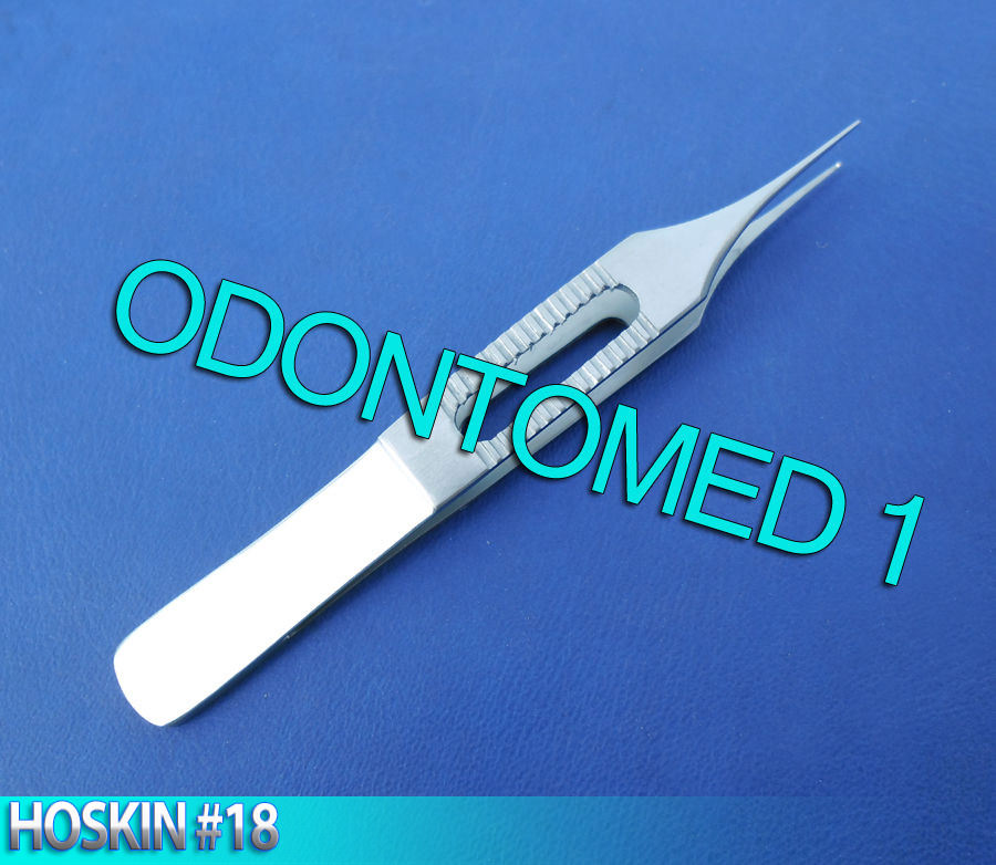HOSKIN #18 FINE GROOVED TIP TISSUE FORCEPS OPTHAMALOGY