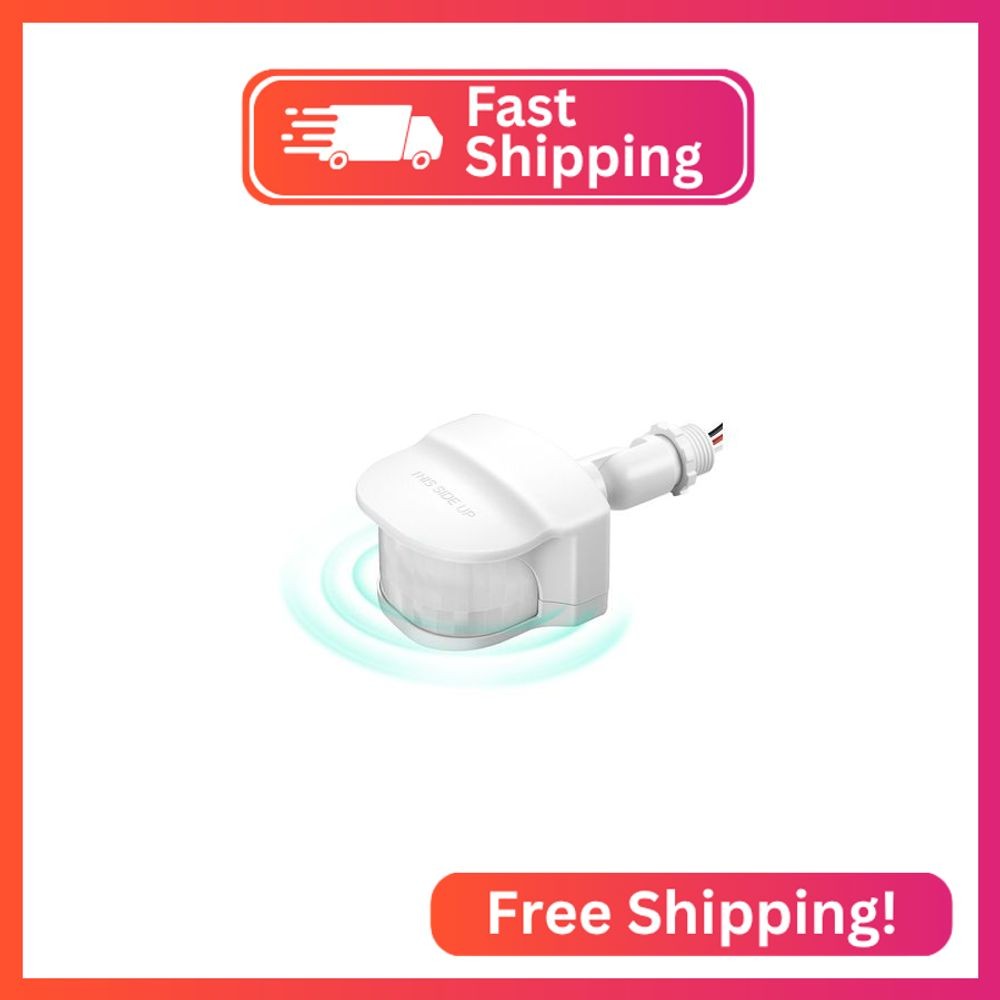 EDISHINE 240 Degree Motion Sensor, Replacement Motion Detector for Outdoor Light