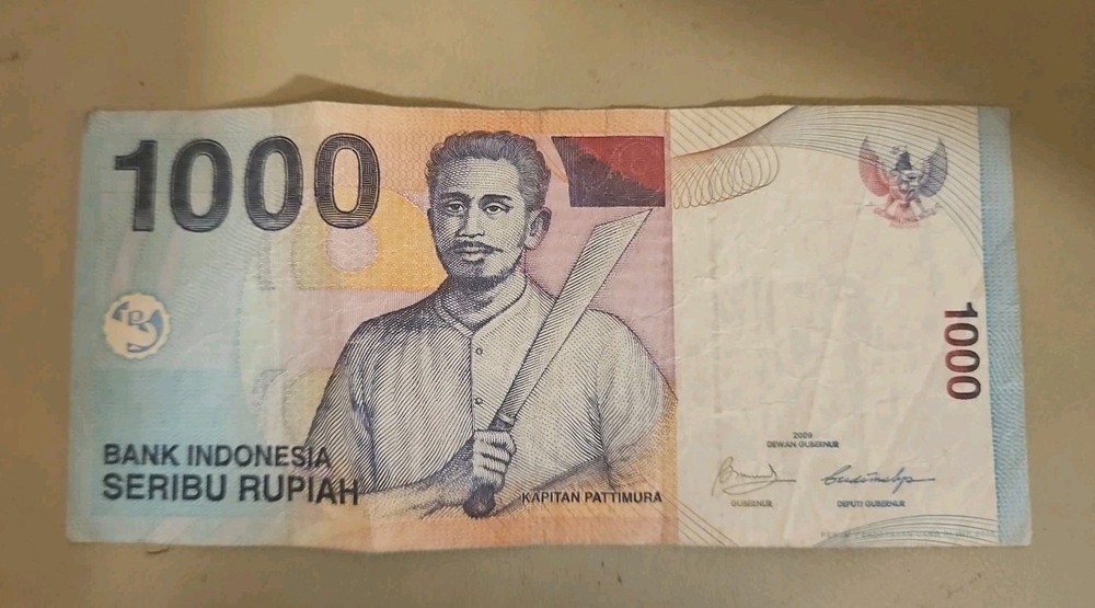 2009 Indonesia 1000 Rupiah Note