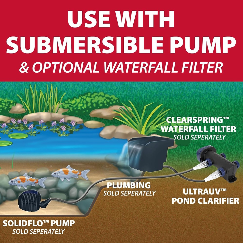 UV Pond Clarifier 13W Algae Water Cleaner