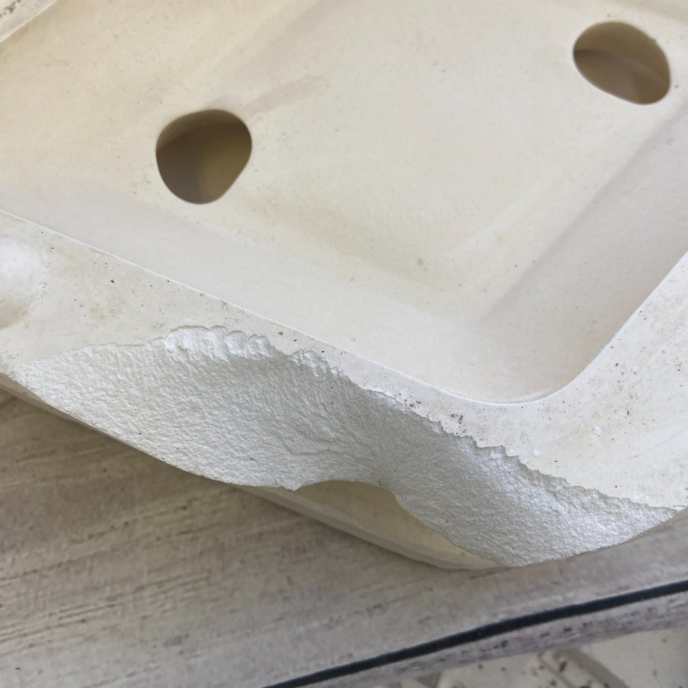 Holland Ceramic Casting Mold Square Ashtray Plate #H-64