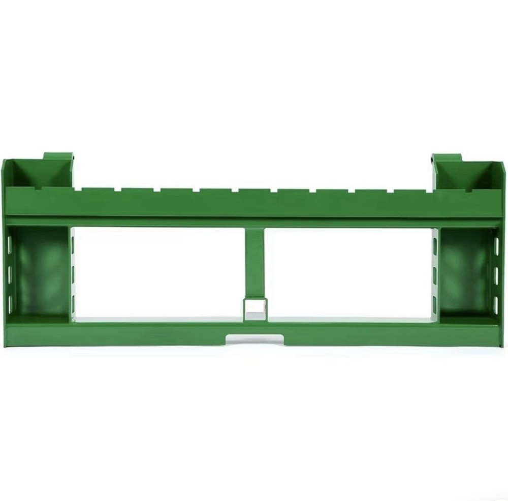 3000LB Trailer Pallet Fork Frame Attachment Skid Steer Loader Receiver Green