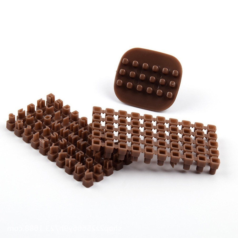 Plastic Alphabet Embossing Tool and Cookie Cutter for Home Baking Projects