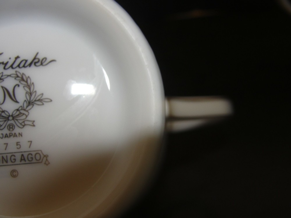NORITAKE LONG AGO CREAMER AND SUGAR SET