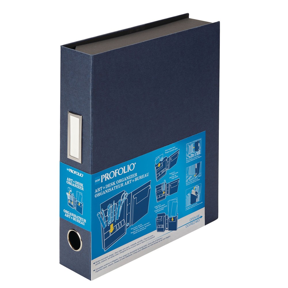 Itoya Art + Desk Organizer Navy