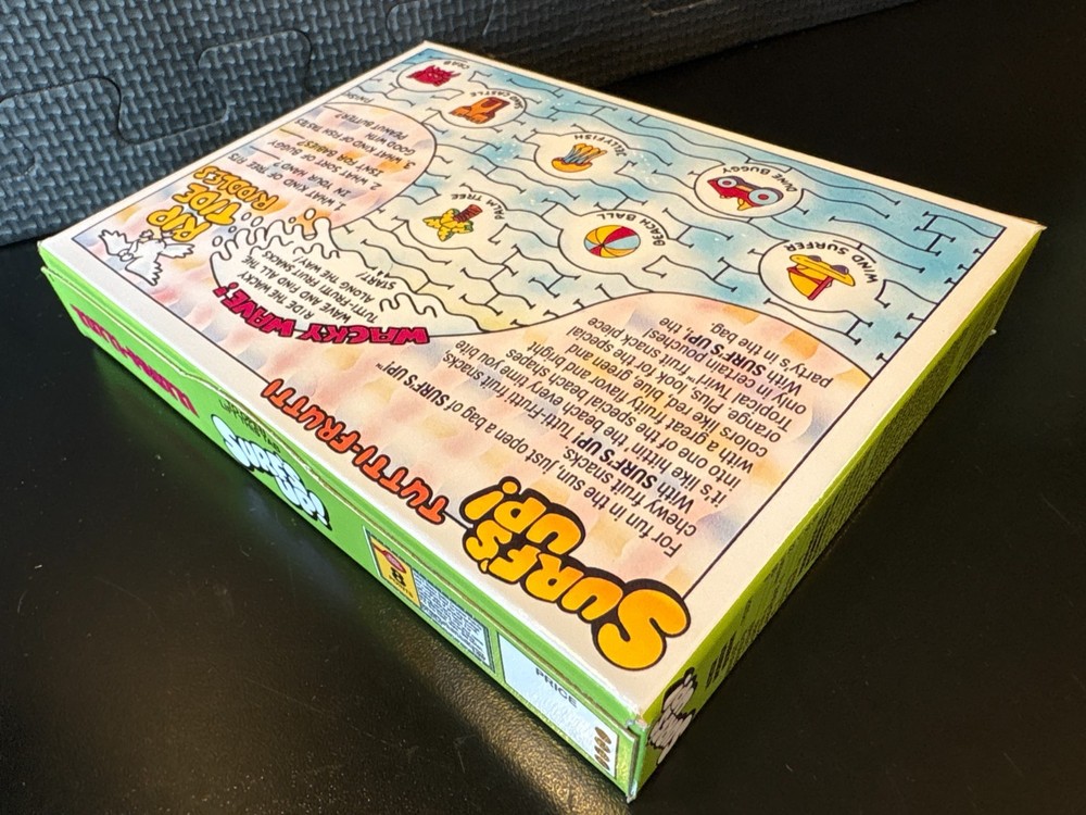 Surfs Up fruit snacks - Empty custom design display box