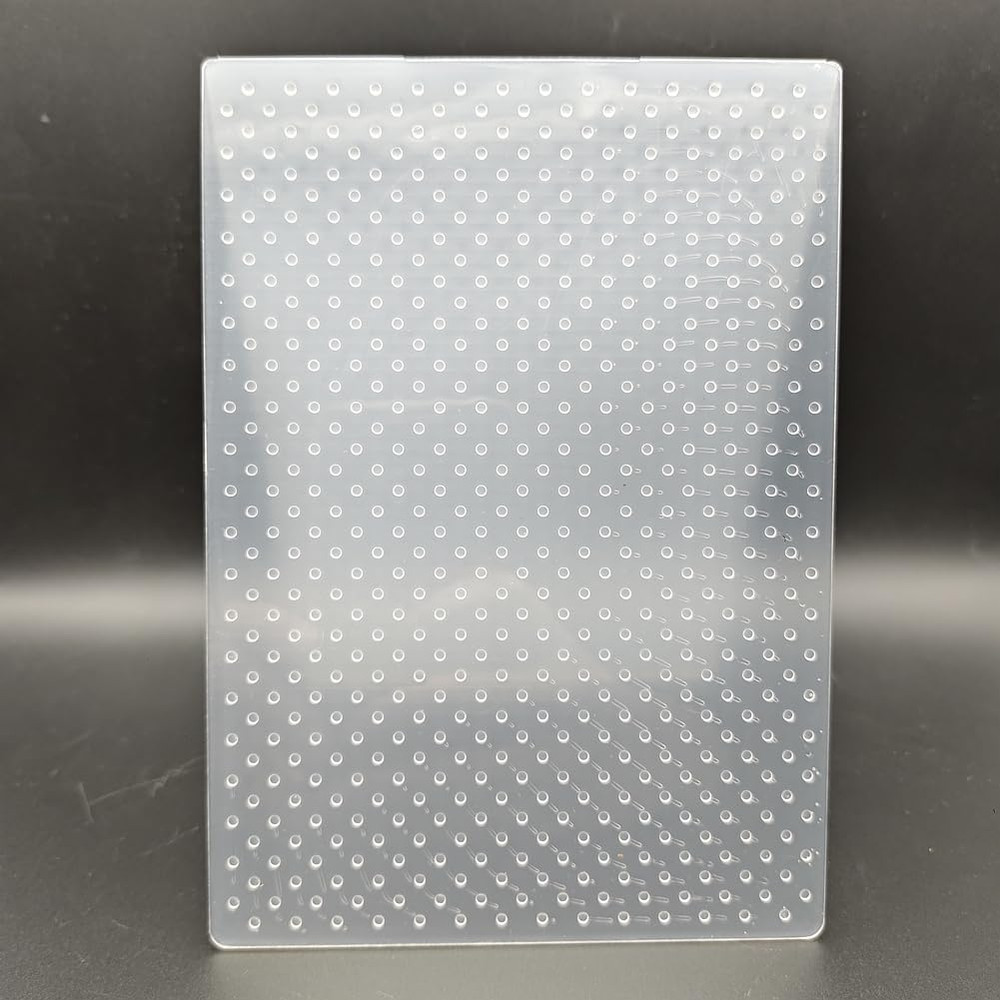 Plastic Embossing Folder (5'' X 7'' | Little Dots) Paper Crafts Plastic Textured