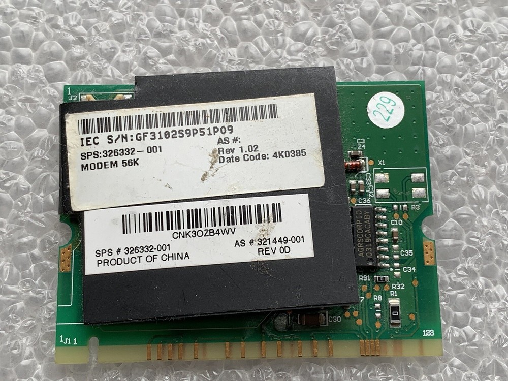 Modem Card 56 K Mini