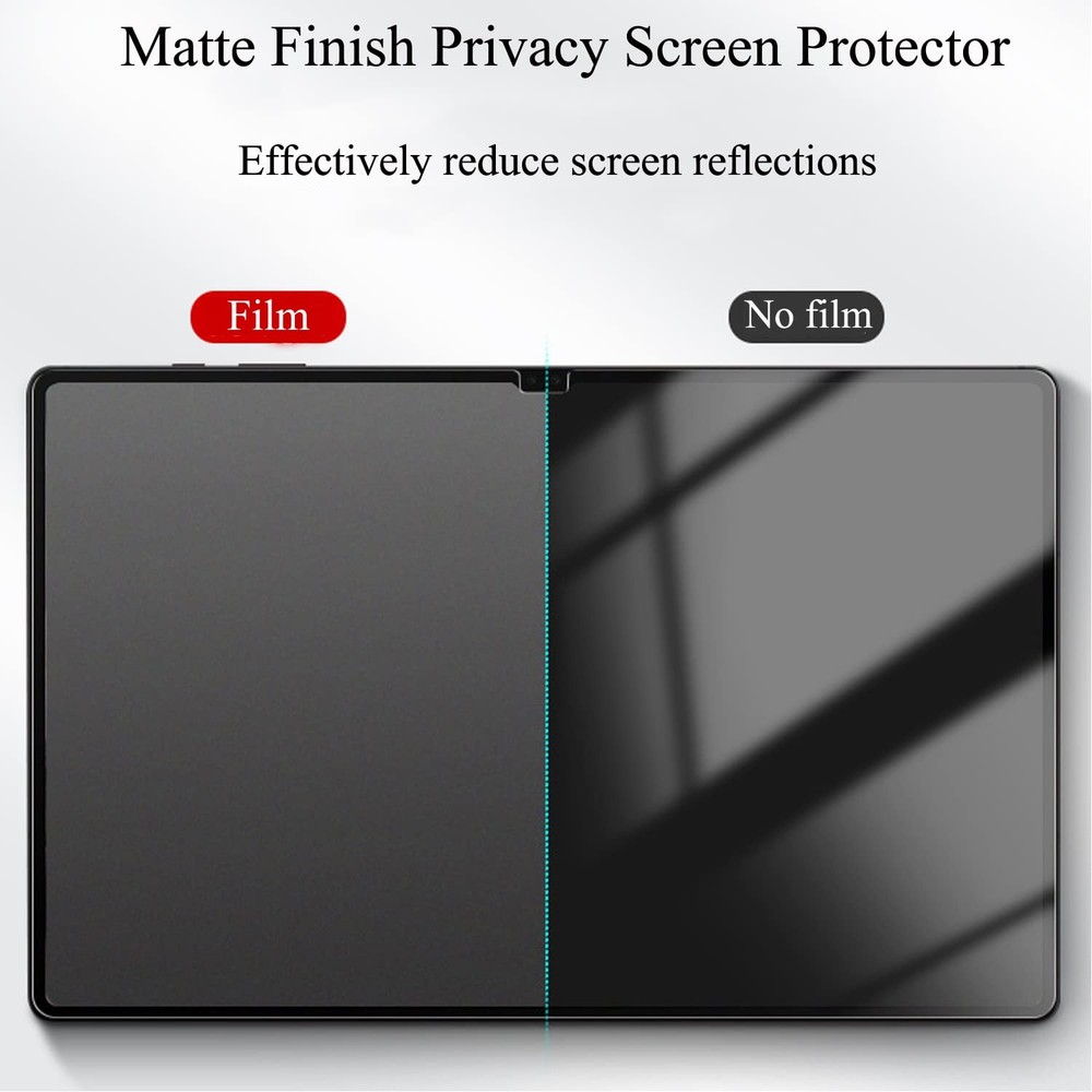 BYIUIHS [1 Pack] Privacy Screen Protector Suit for Samsung Galaxy Tab BLACK