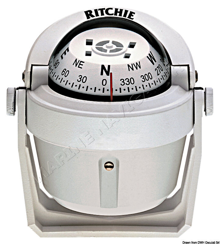 RITCHIE Explorer Compass Bracket 2 Inches 3/4 White/White
