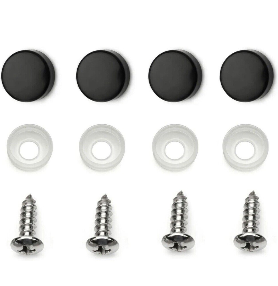 Black Motorcycle License Plate Frame - Metal