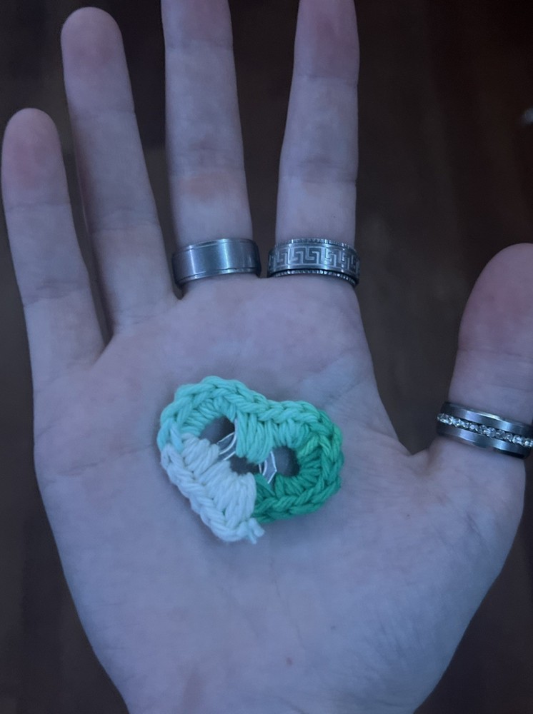 Custom-Made Crochet Hearts