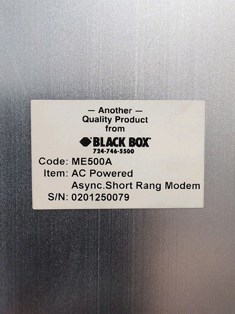 Black Box ME500A