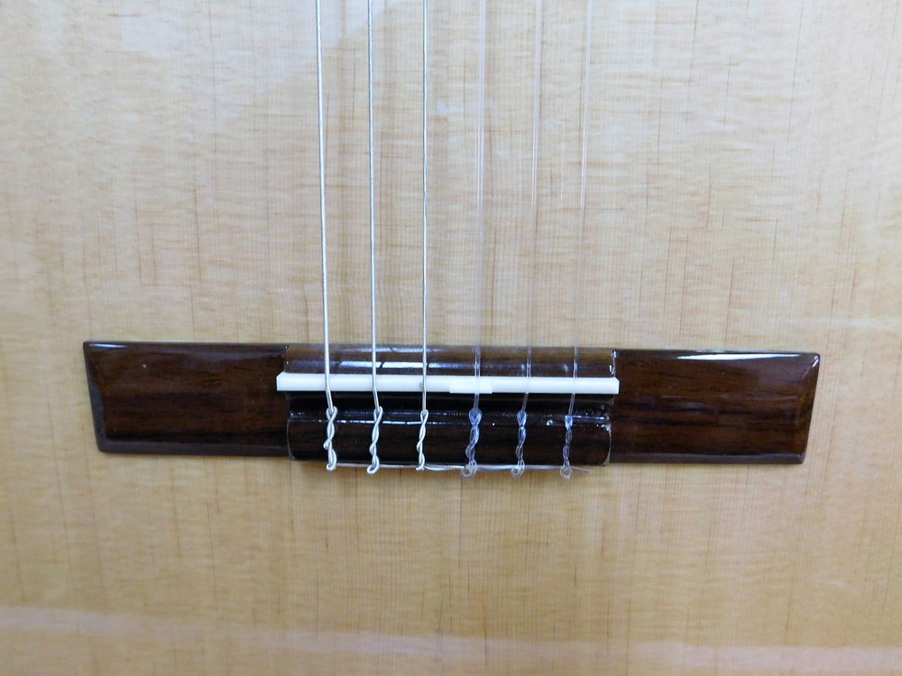 Miguel Rosales Model 9 Solid Top "Tan Shell" Classical Guitar + Gig Bag &Strings