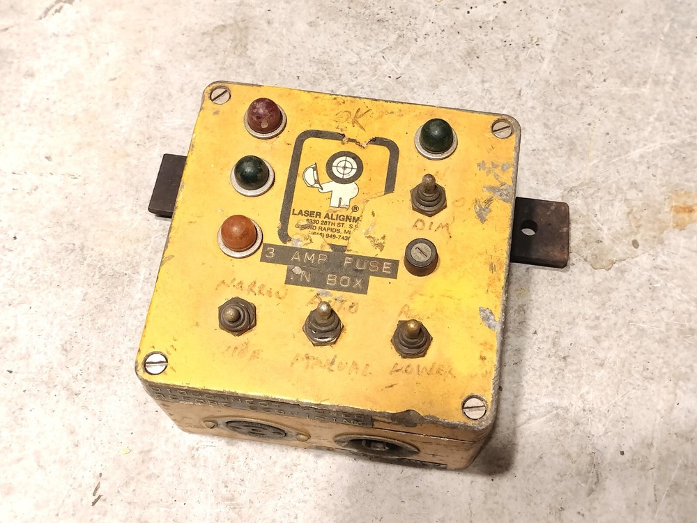 Laser Alignment Machine Control Box Controller Laser Backhoe Dozer