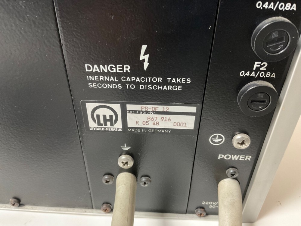 Leybold Heraeus PS-DF 12 Scan and Deflection Unit 867 916 untested
