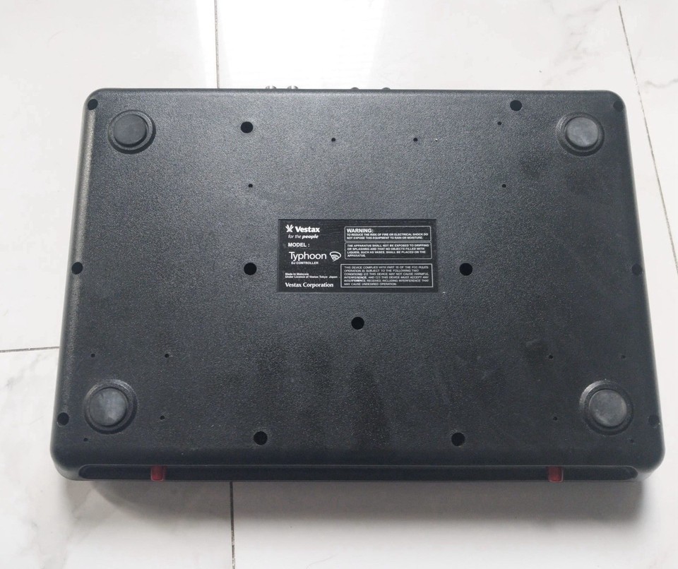 Vestax Typhoon DJ Virtual Midi Controller Double Deck Windows Mac 2009