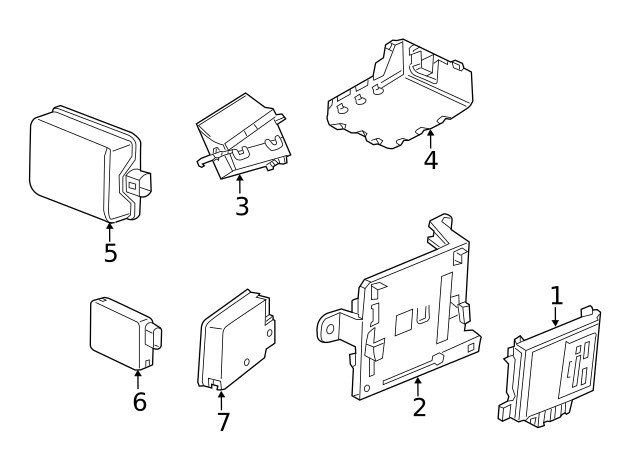 Genuine GM ABS Control Module Bracket 23287497