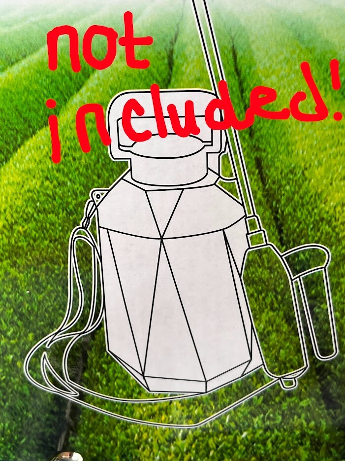 SHOULDER TYPE 5L ELECTRIC SPRAYER ACCESORIES & MANUAL ONLY ~ READ