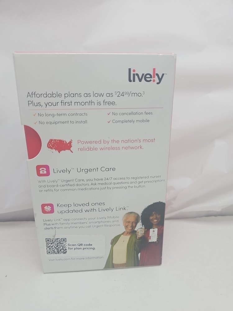 Lively Mobile Plus Call Response Medical Alert Device OPEN BOX