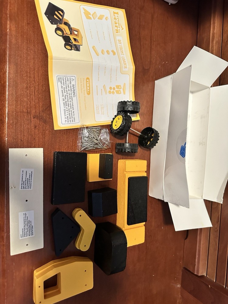 Create and Learn DIY Front Loader NEW - DIY Craft Toy