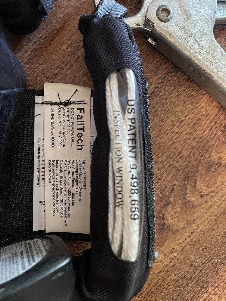 FallTech 72706TB3 Duratech 6' Mini Web Self-retracting Device