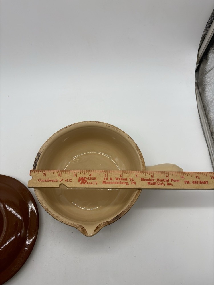 Shenango Pottery Handled Bean Soup Pot Casserole Dish with Lid