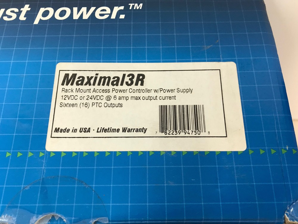ALTRONIX MAXIMAL3R REACK MOUNT ACCESS POWER CONTROLLER W/POWER SUPPLY OPEN BOX
