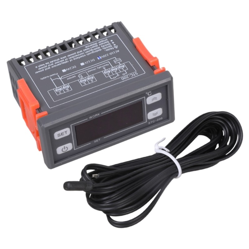 Digital Temperature Controller Heating Cooling Centigrade Thermostat Relays