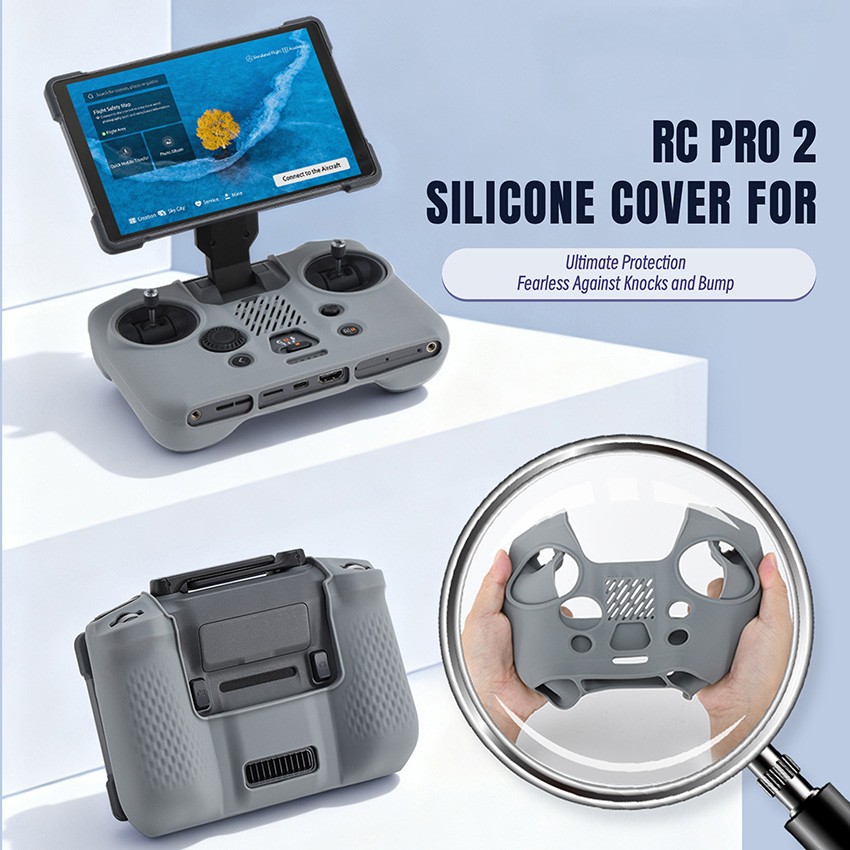 For RC PRO 2 Remote Controller Silicone Case Protective Cover Dust Proof Shell