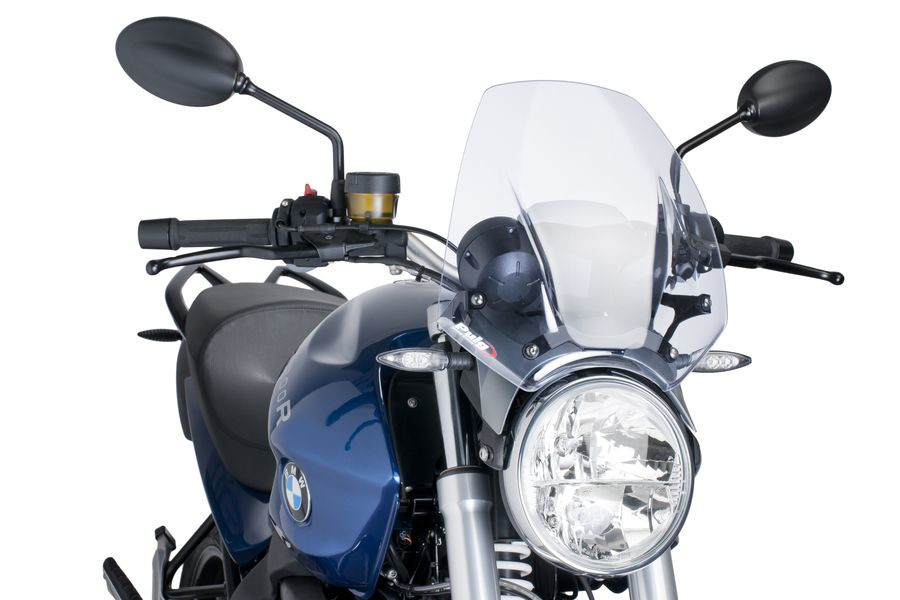 PUIG Windshield dome hand windshield accessory compatible with BMW R1200R 2006-2