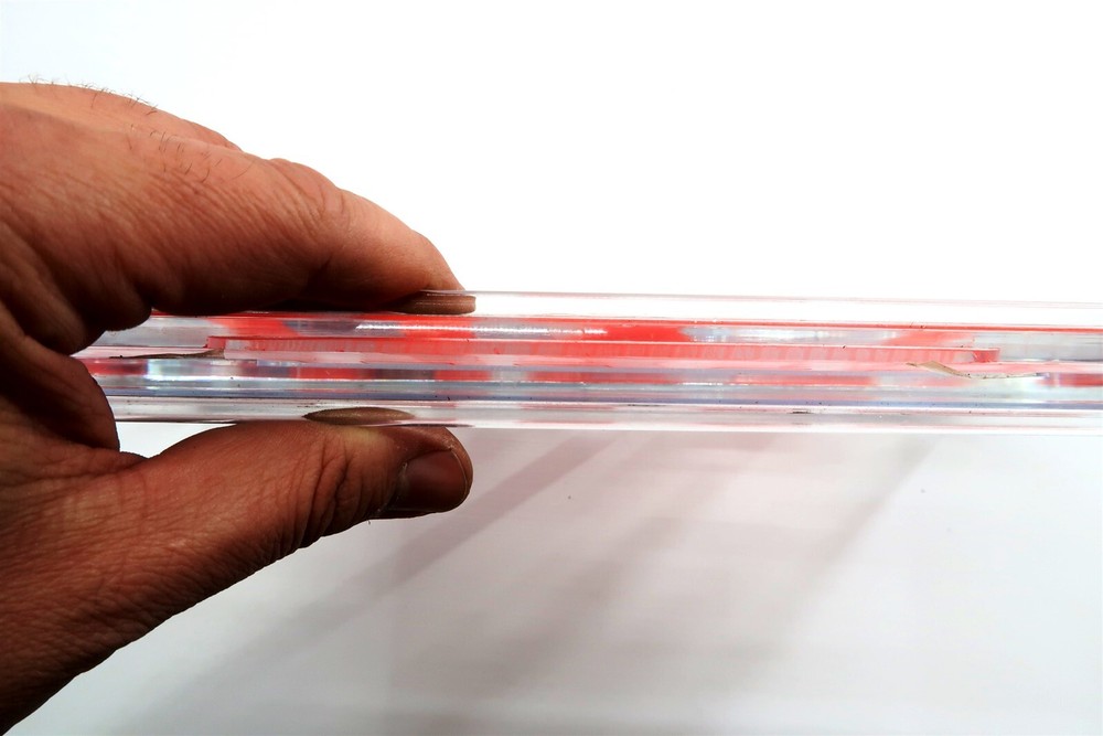 New SURE-LITES EXIT Directional Sign ~ Single Sided, Plexiglass / Plastic