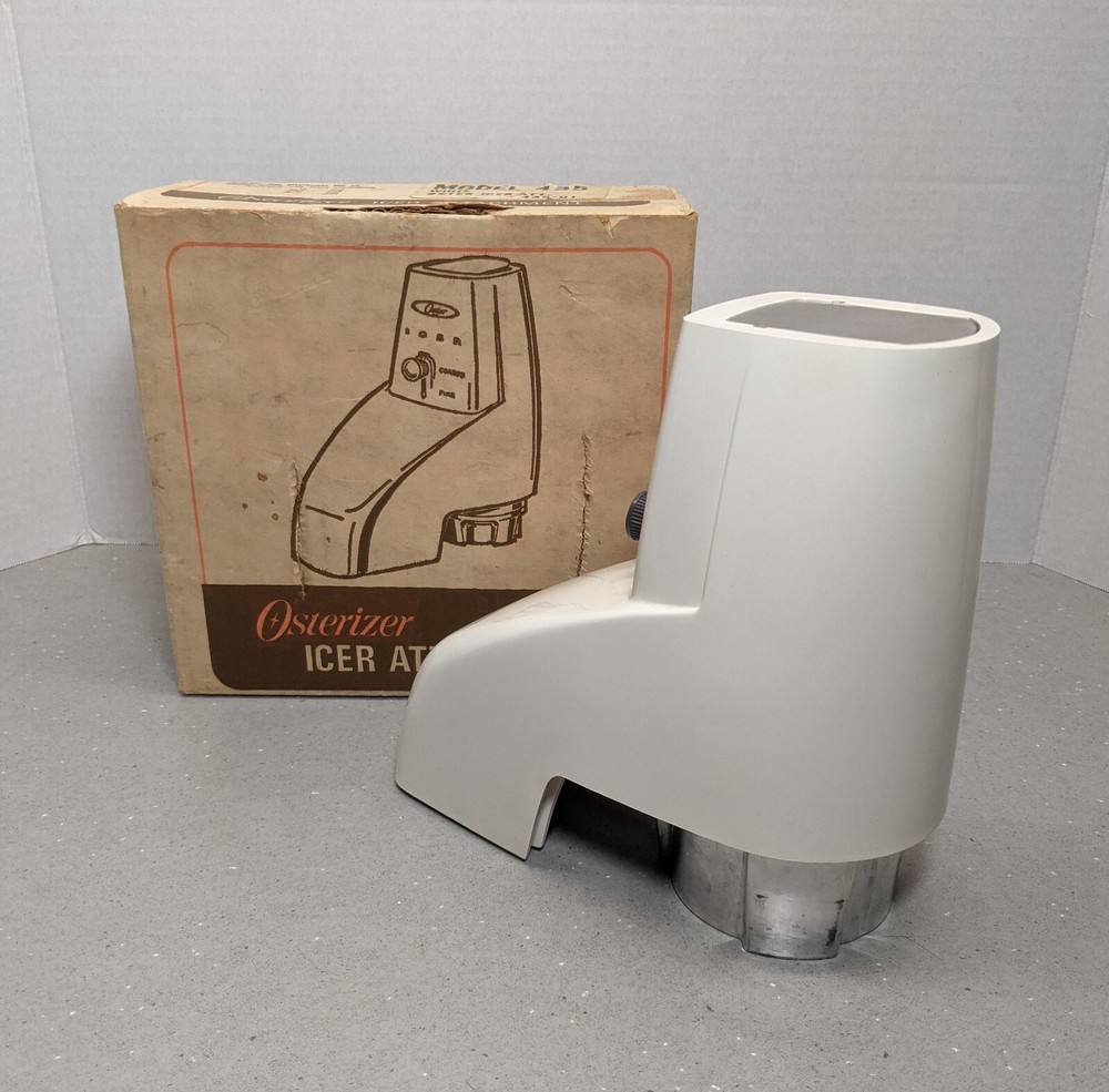 Osterizer ICER ATTACHMENT white model 435 ice making crusher grinder for blender
