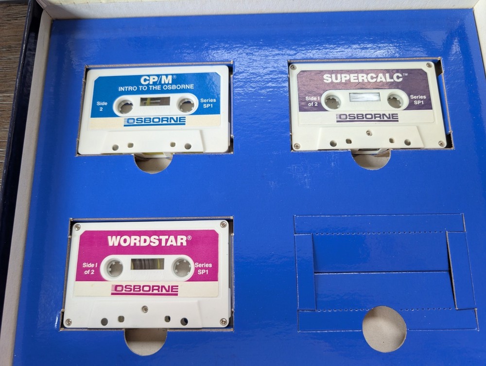 Osborne Computer Start Pac Quick Self Instruction System Wordstar Supercalc CP/M