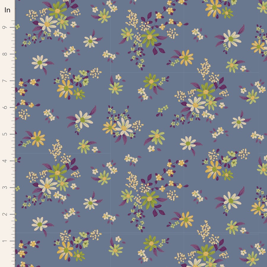 Chic Escape 110051 Daisyfield Blue Tilda