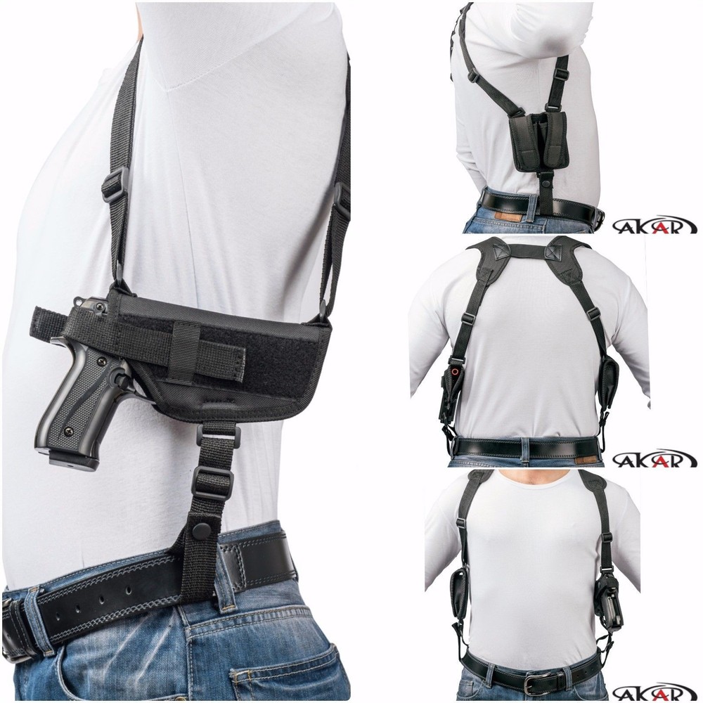 Horizontal Shoulder Holster RH Fits Glock 20