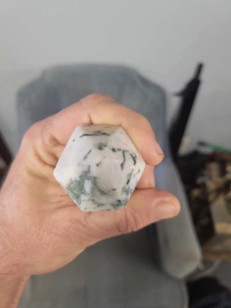 Moss Agate Wand
