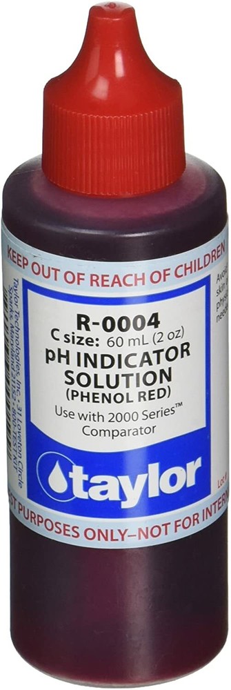 Taylor Technologies R-0004 pH Indicator Reagent, 2 Ounce