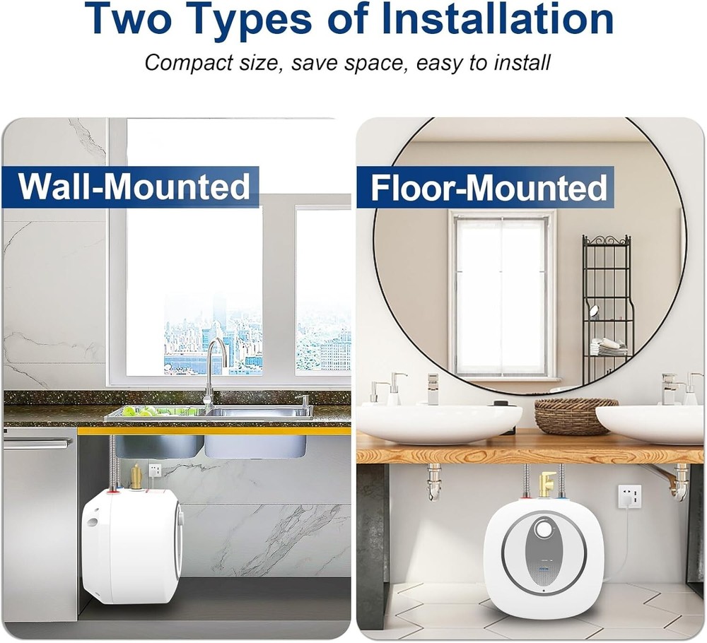 Electric Mini-Tank Water Heater - 2.5 Gallon Compact - 1440W - NIB