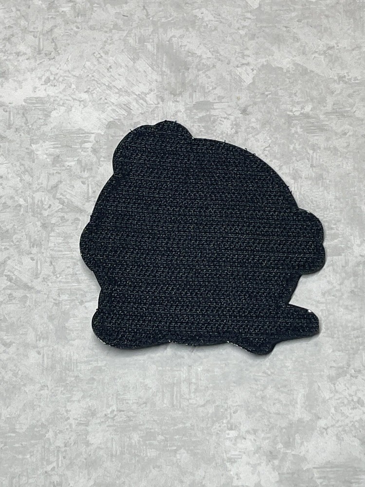 3D Bitch Hunter Titties PVC Patch Hook Backed Black Tactical Morale Rubber Patch