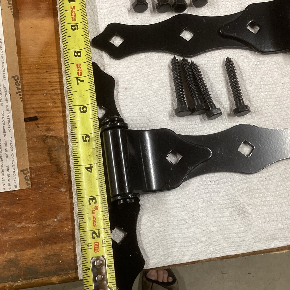 Everbuilt Gate Hinges, Gothic Black