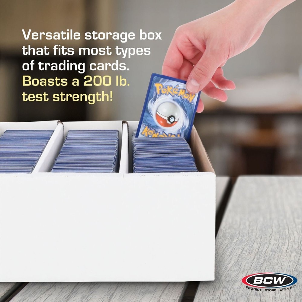 2 BCW 3200 count Monster Card Storage Boxes
