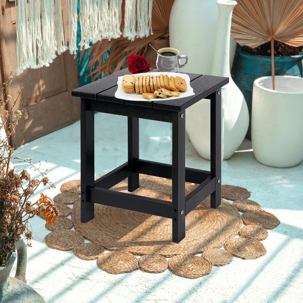 Adirondack Square Outdoor Side Table Patio Pool Composite Patio Table