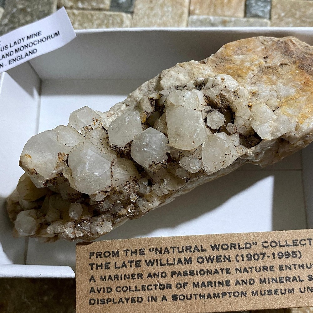 QUARTZ ASSEMBLAGE - VIRTUOUS LADY MINE, BUCKLAND MONOCHORUM, DEVON, ENGLANF 250g