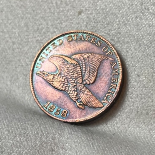 1858 Flying Eagle Cent Very Good VG Commemorative Design