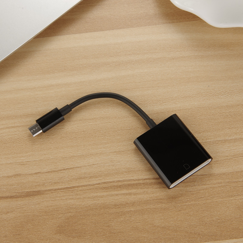 Black Micro USB to SD Card Camera Reader for Android Phone Tablet with OTG