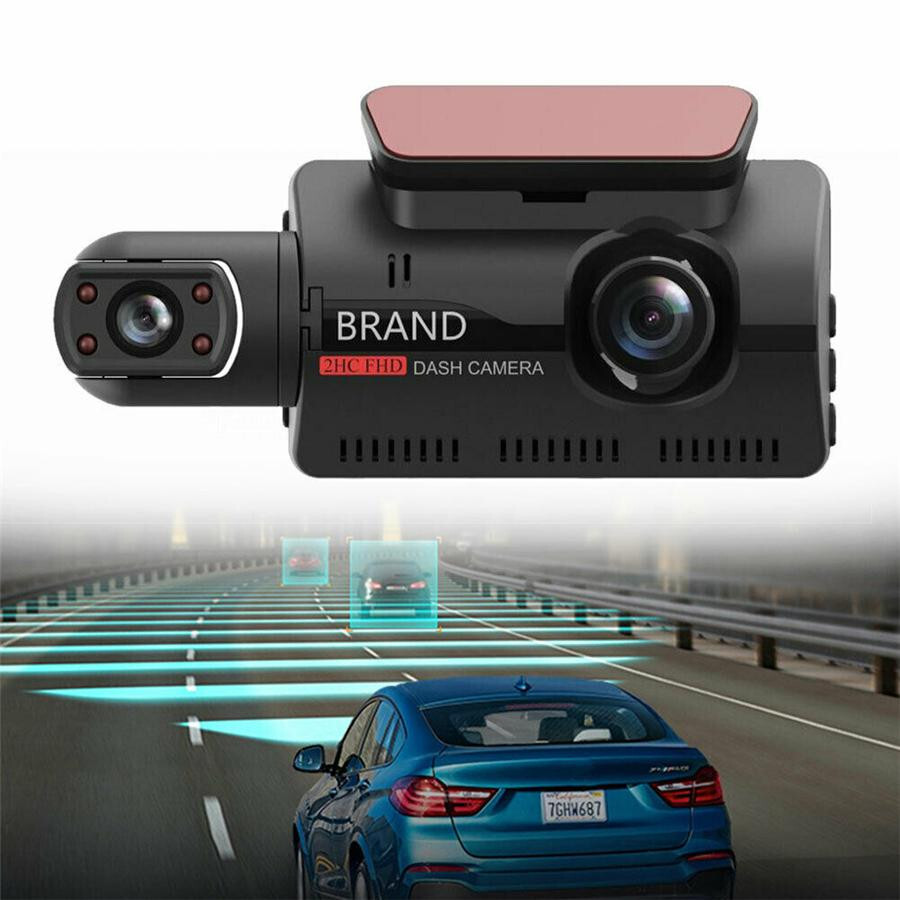 1080P Car Dash Cam DVR Video Recorder Front Inside Camera Loop Recording 3.0 in