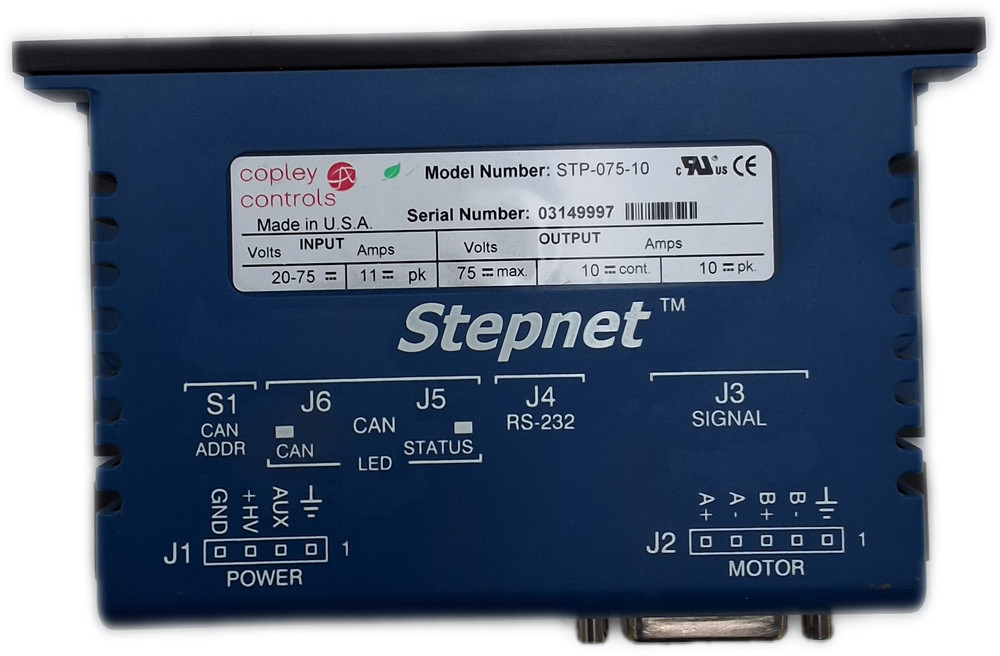 Copley Controls Stepnet STP-075-10 Stepper Driver
